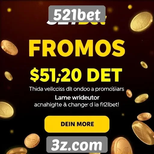 Avaliação das promoções disponíveis no site 521bet